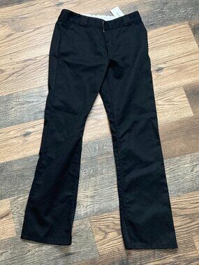 RE/DONE Black Flare Pants Women’s Size 26  L 32 High Rise Slim Fit